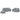 Set de canapele cu perne, 3 piese, gri deschis, textil