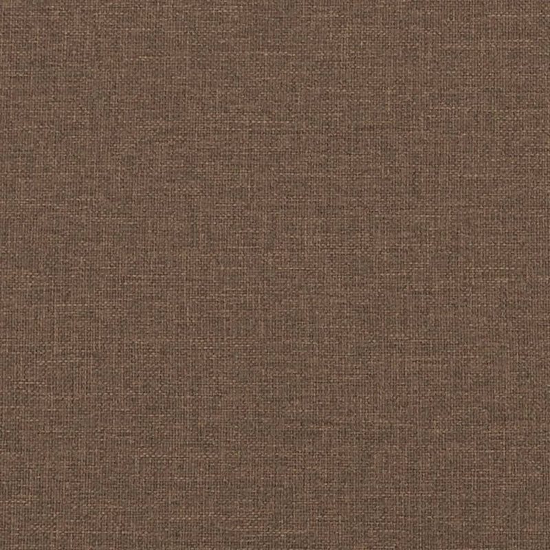 Set de canapele cu perne, 2 piese, maro, textil