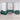 Set canapea cu perne, 4 piese, verde închis, catifea