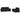 Set de canapele cu perne, 2 piese, negru, catifea