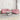 Set canapea cu perne, 2 piese, roz, catifea