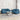 Set de canapele cu perne, 2 piese, albastru, catifea