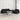 Set de canapele cu perne, 2 piese, negru, catifea