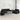 Set de canapele cu perne, 3 piese, negru, catifea