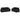 Set de canapele cu perne, 2 piese, negru, microfibră