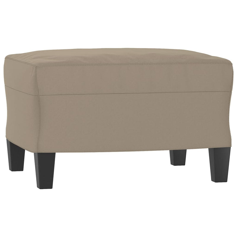 Set de canapele cu perne, 3 piese, gri taupe, microfibră