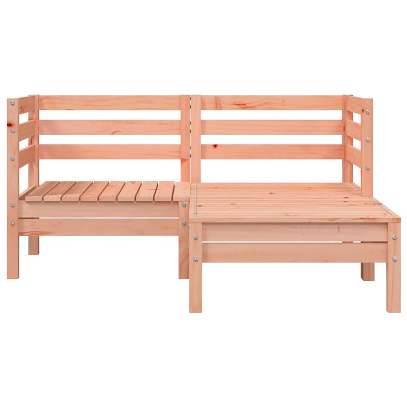 Canapea de grădină cu 2 locuri/taburet, lemn masiv douglas