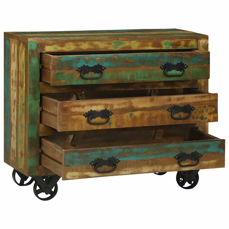 Bufet cu sertar Maro 80 x 30 x 65 cm Lemn recuperat masiv