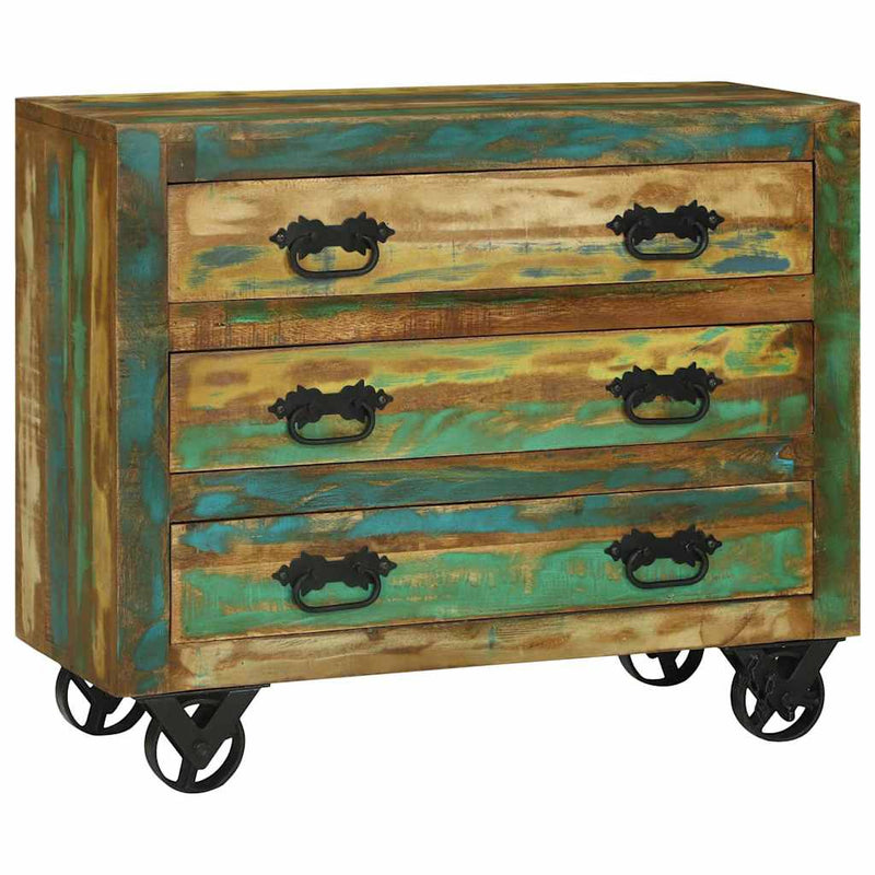 Bufet cu sertar Maro 80 x 30 x 65 cm Lemn recuperat masiv