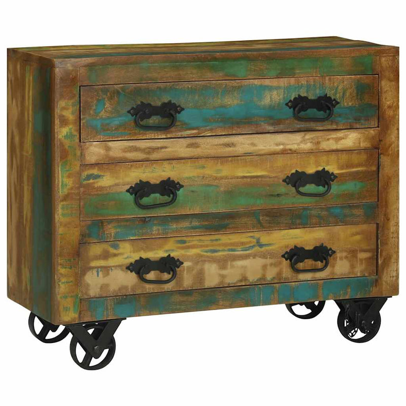 Bufet cu sertar Maro 80 x 30 x 65 cm Lemn recuperat masiv