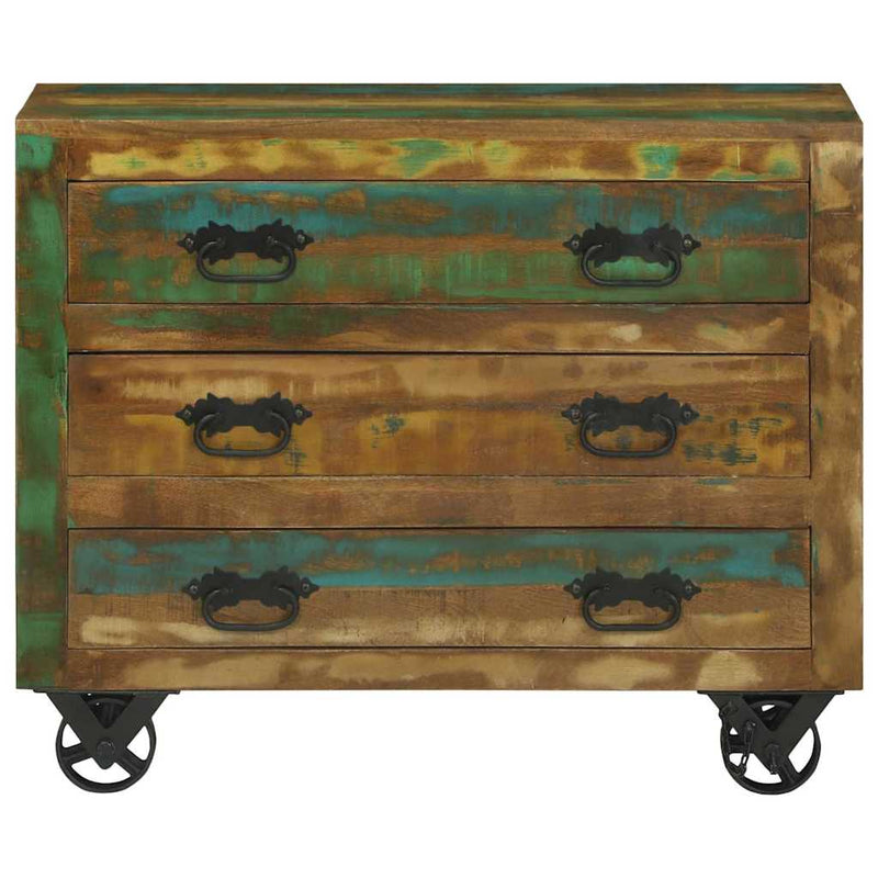 Bufet cu sertar Maro 80 x 30 x 65 cm Lemn recuperat masiv