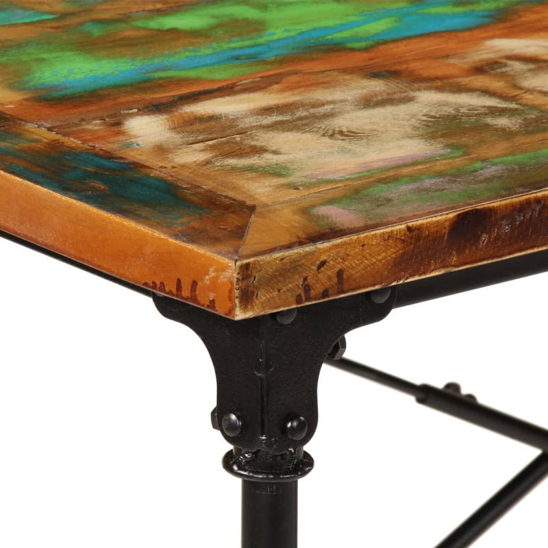 Masă de bucătărie, 220x90x77 cm, lemn masiv reciclat