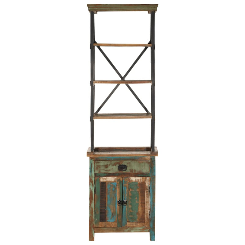 Dulap înalt, 55x30x180 cm, lemn masiv reciclat