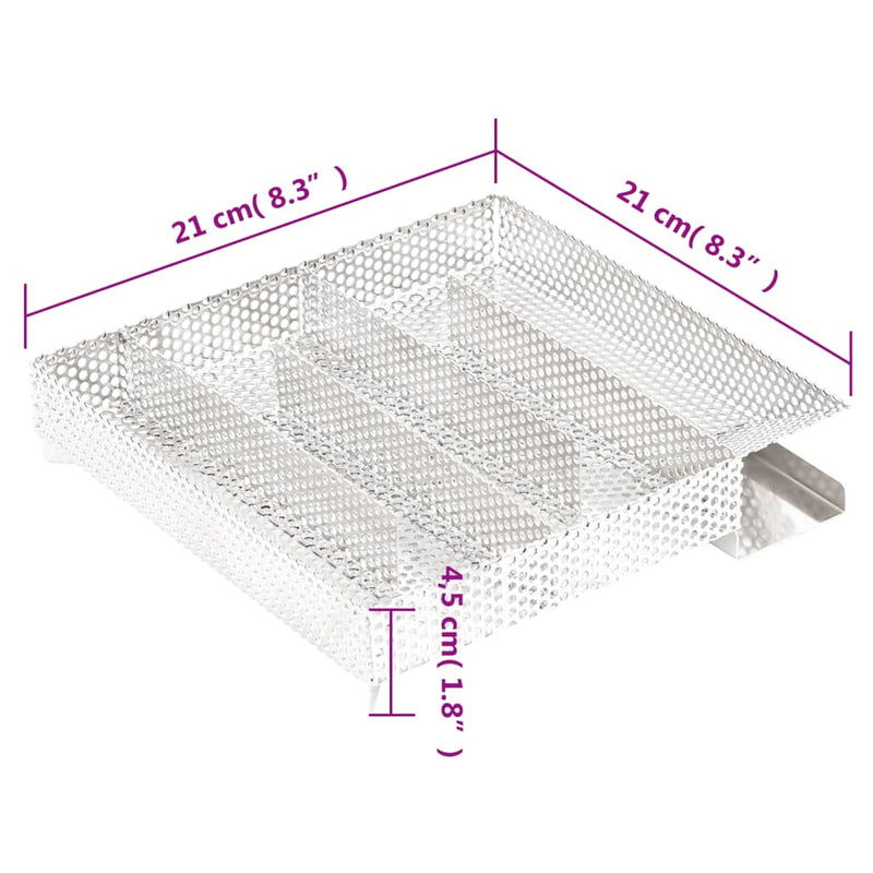 Generator de fum rece 5 camere 21 cm oțel inoxidabil