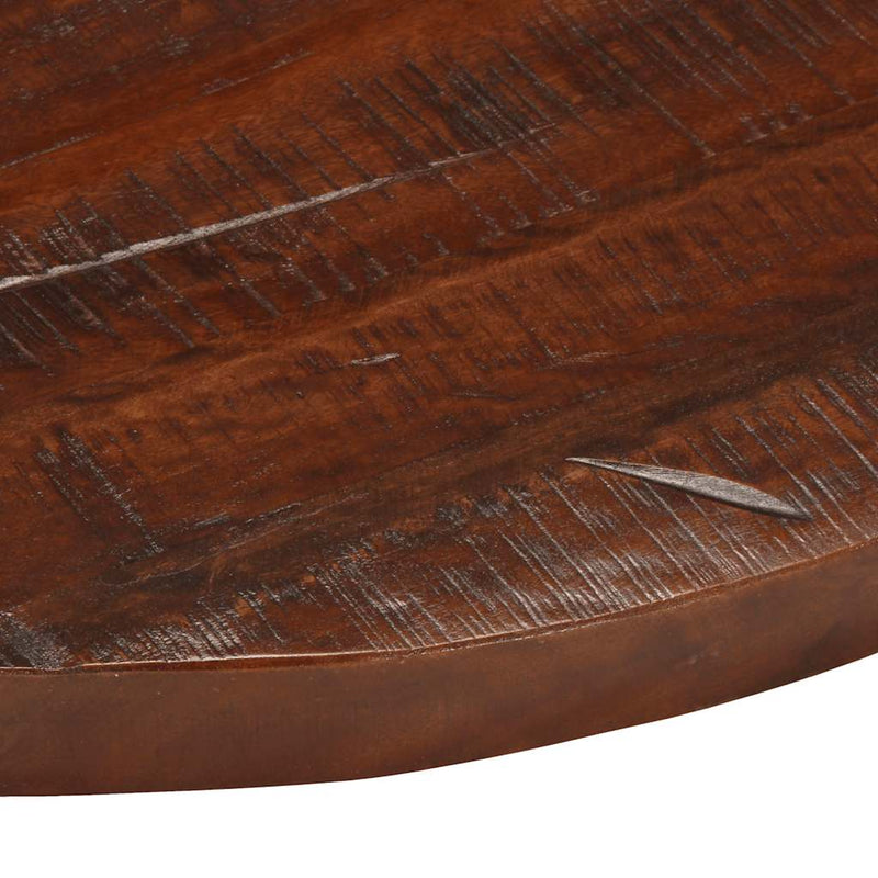 Blat de masă rotund, Ø 70x2,5 cm, lemn masiv reciclat