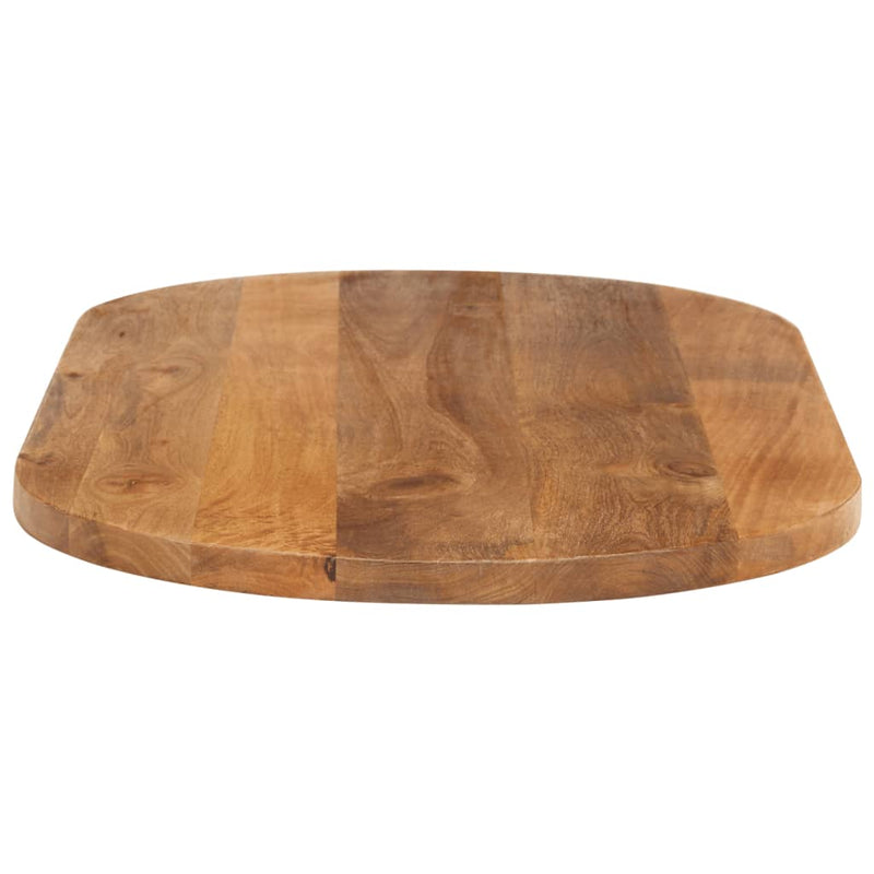 Blat de masă oval, 120x50x2,5 cm, lemn masiv de mango