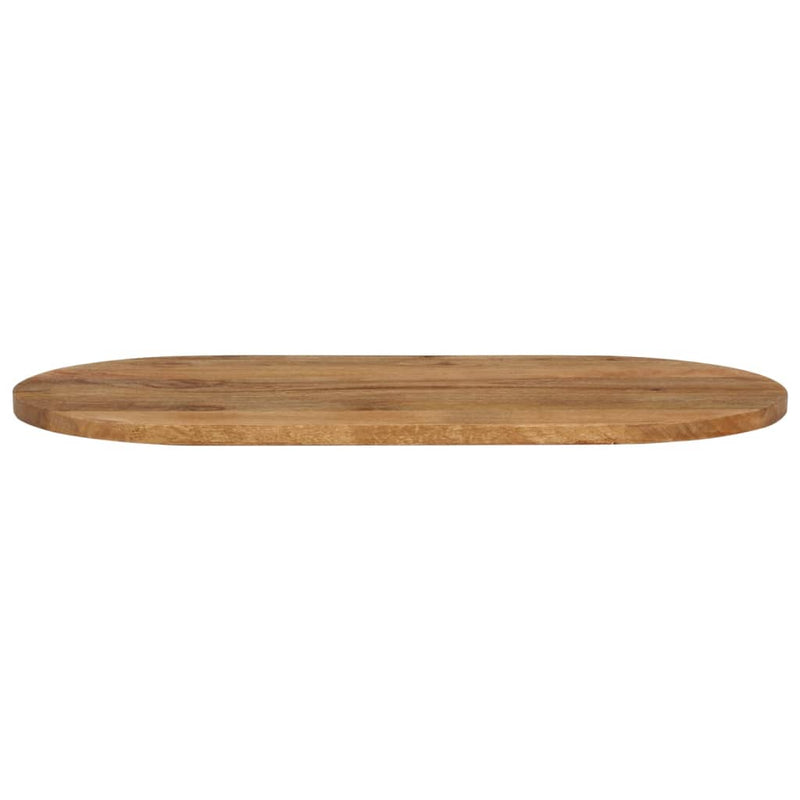 Blat de masă oval, 120x50x3,8 cm, lemn masiv de mango