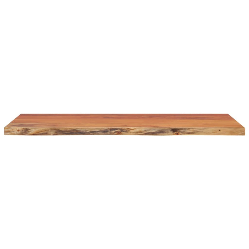 Blat de baie, 120x60x2,5 cm, dreptunghiular, lemn masiv acacia