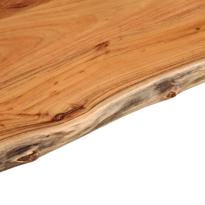 Blat de baie, 120x60x2,5 cm, dreptunghiular, lemn masiv acacia