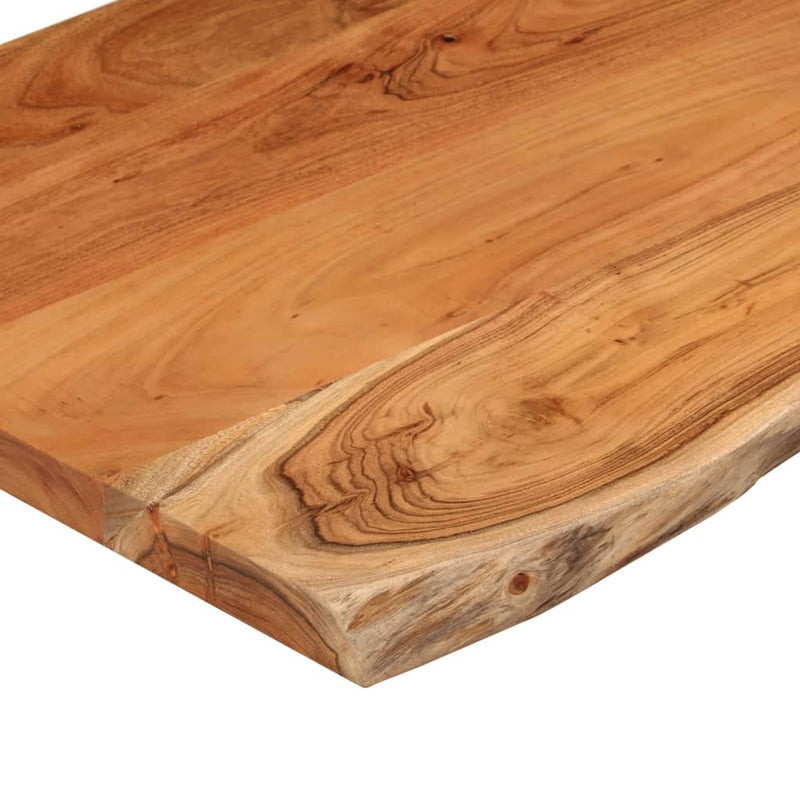 Blat de baie, 120x60x2,5 cm, dreptunghiular, lemn masiv acacia