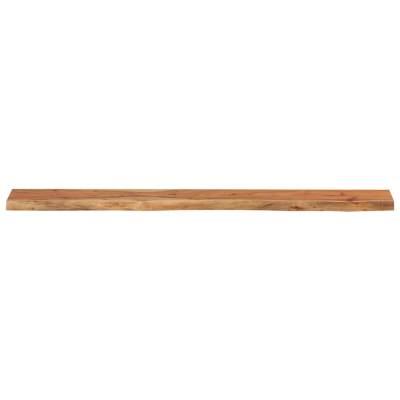 Raft perete 160x20x3,8cm dreptunghiular lemn acacia margine vie