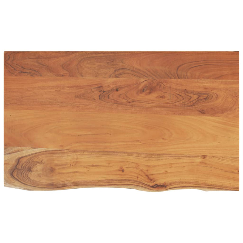 Blat de baie, 100x60x3,8 cm, dreptunghiular, lemn masiv acacia