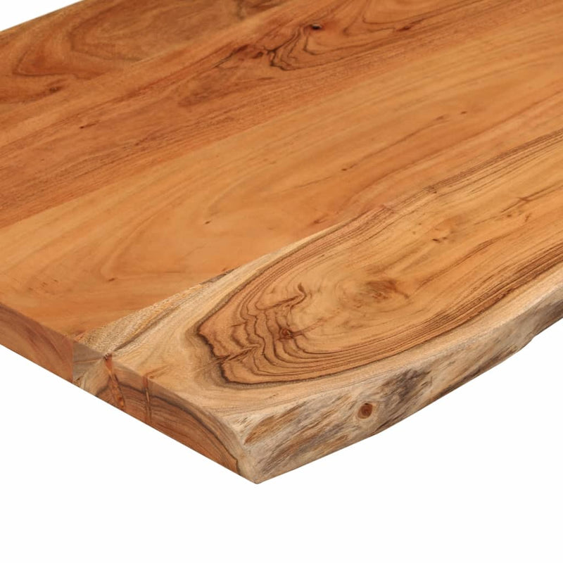 Blat de baie, 100x60x3,8 cm, dreptunghiular, lemn masiv acacia