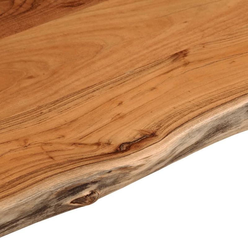 Blat de baie, 110x60x3,8 cm, dreptunghiular, lemn masiv acacia