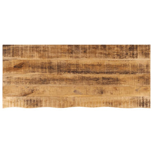 Blat de masă margine naturală, 140x60x3,8 cm, lemn masiv mango