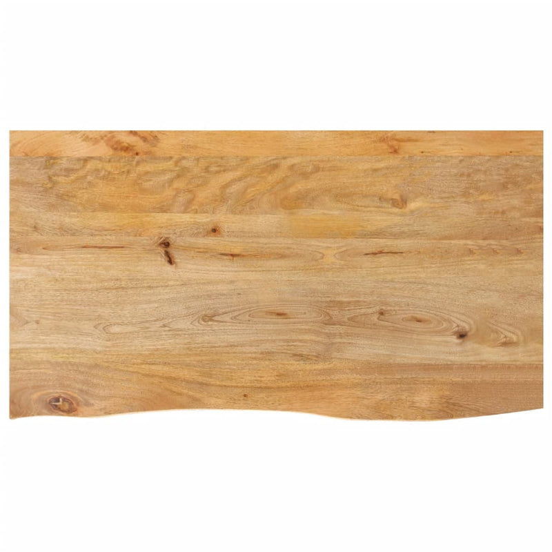 Blat de masă contur organic 100x60x2,5 cm lemn masiv de mango