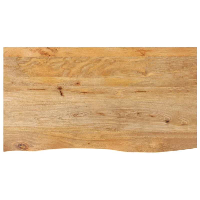 Blat de masă contur organic 120x60x2,5 cm, lemn masiv de pin