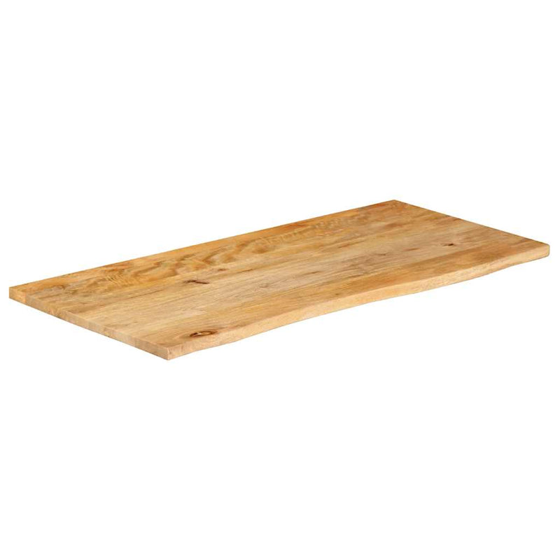 Blat de masă contur organic 120x60x2,5 cm, lemn masiv de pin