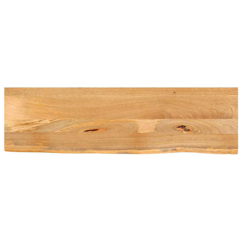 Blat de masă contur organic 120x20x3,8 cm lemn masiv de mango