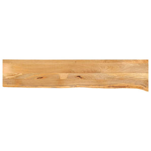 Blat de masă contur organic 160x40x3,8 cm lemn masiv de mango