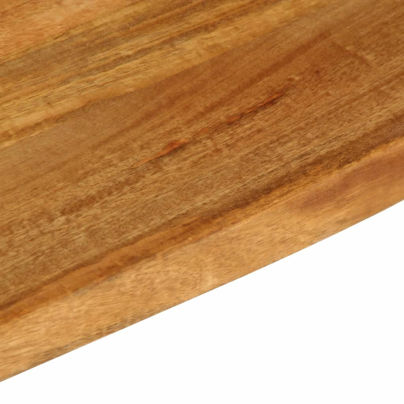 Blat de masă contur organic 100x30x3,8 cm lemn masiv de mango