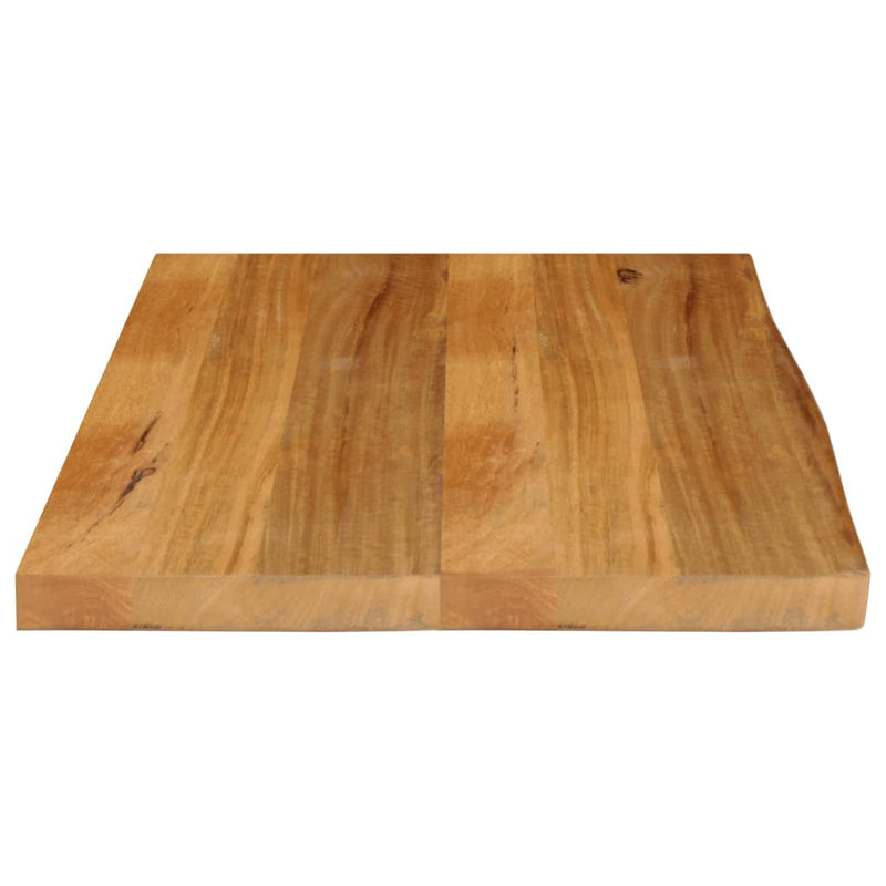 Blat de masă contur organic 90x60x3,8 cm lemn masiv de mango