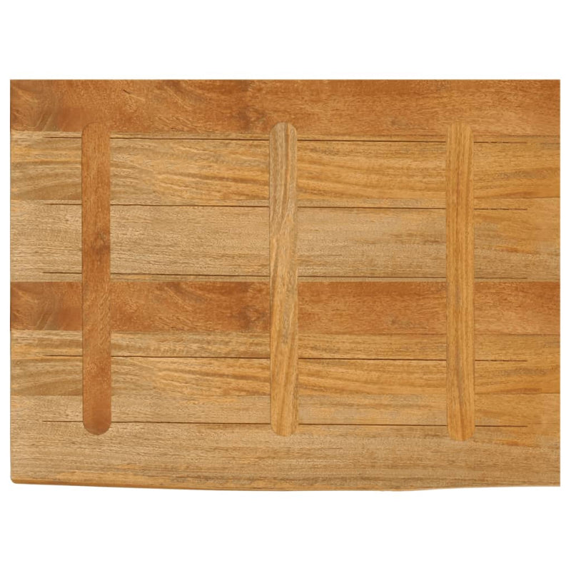 Blat de masă contur organic 90x60x3,8 cm lemn masiv de mango