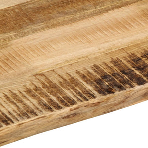Blat de masă contur organic 100x80x2,5 cm lemn masiv mango brut