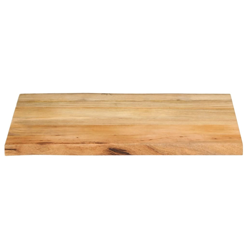 Blat masă cu margini, 90x60x3,8 cm, lemn masiv mango