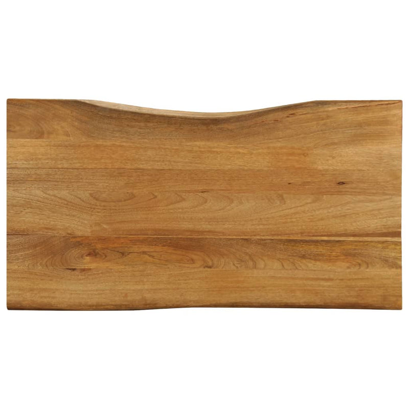 Blat masă cu margini, 120x60x3,8 cm, lemn masiv mango