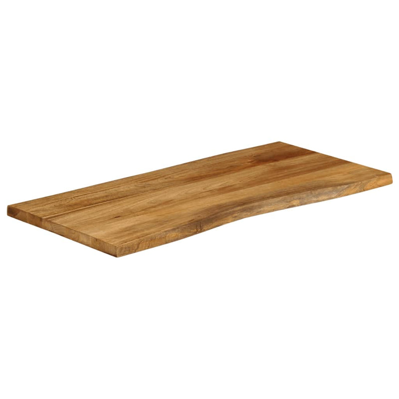Blat masă cu margini, 120x60x3,8 cm, lemn masiv mango
