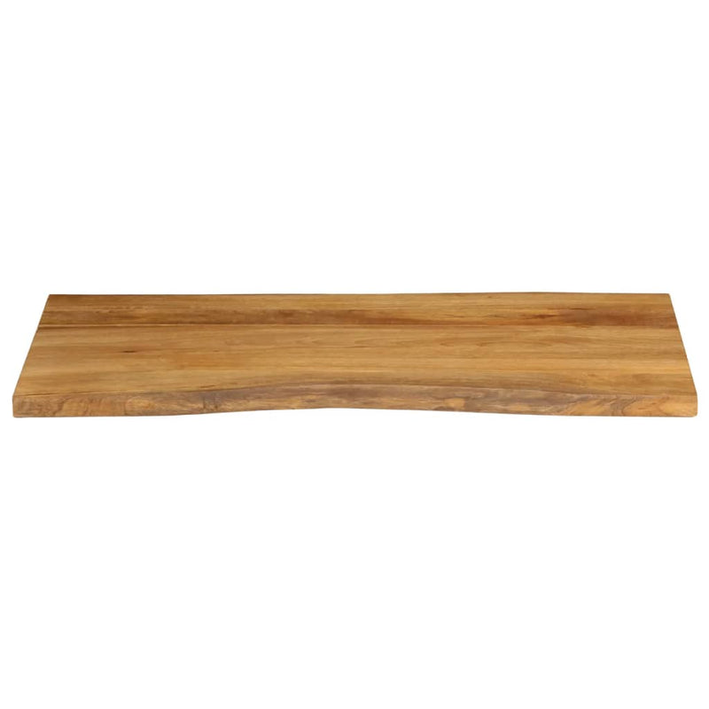 Blat masă cu margini, 120x60x3,8 cm, lemn masiv mango