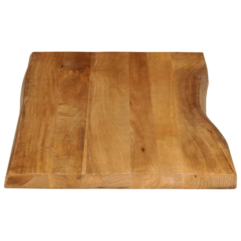 Blat masă cu margini, 120x60x3,8 cm, lemn masiv mango