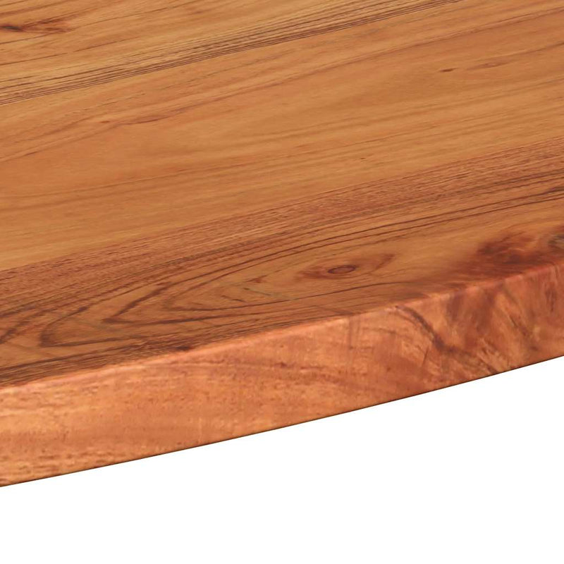 Blat de masă oval, 90x40x3,8 cm, lemn masiv de acacia