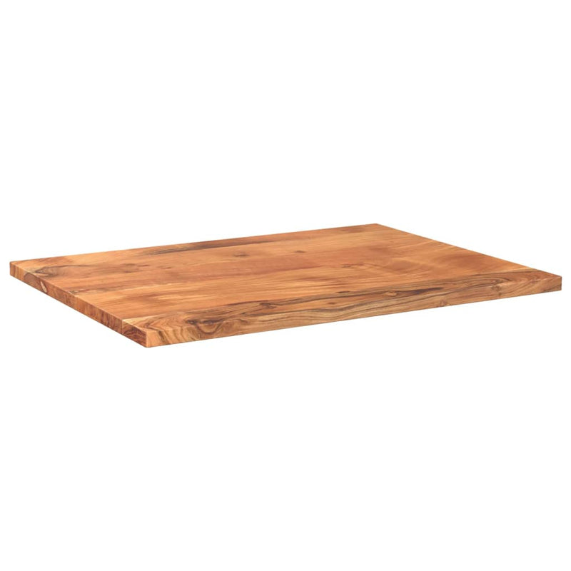 Blat masă 80x50x2,5 cm lemn solid dreptunghiular de acacia