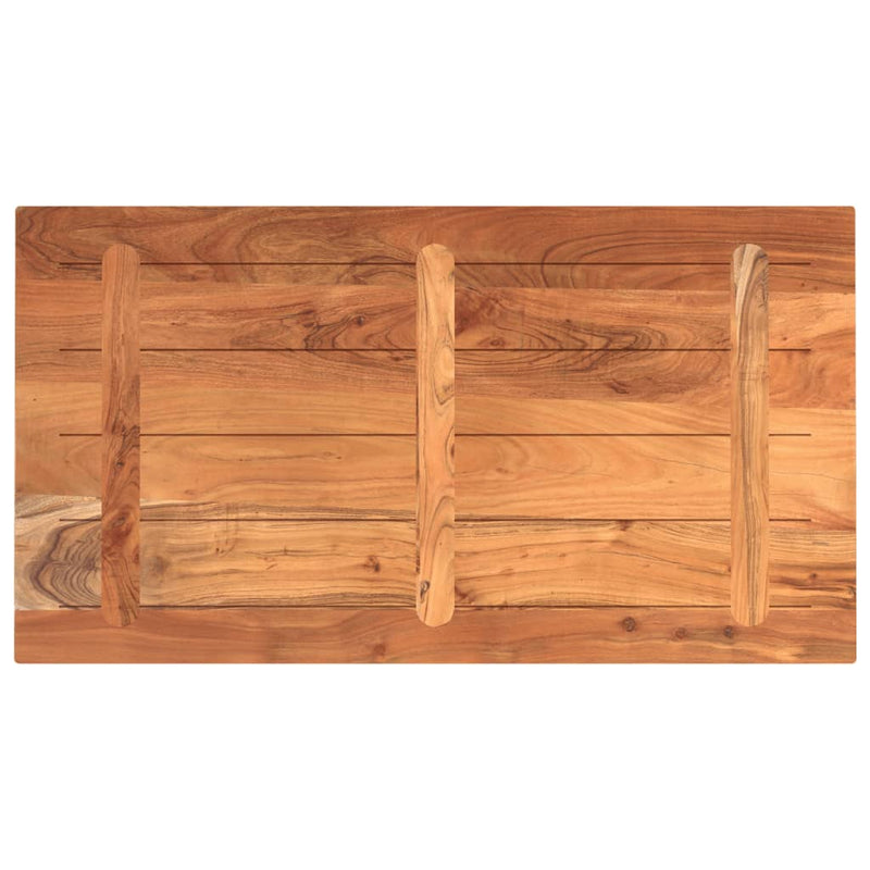 Blat masă 120x50x2,5 cm lemn solid dreptunghiular de acacia