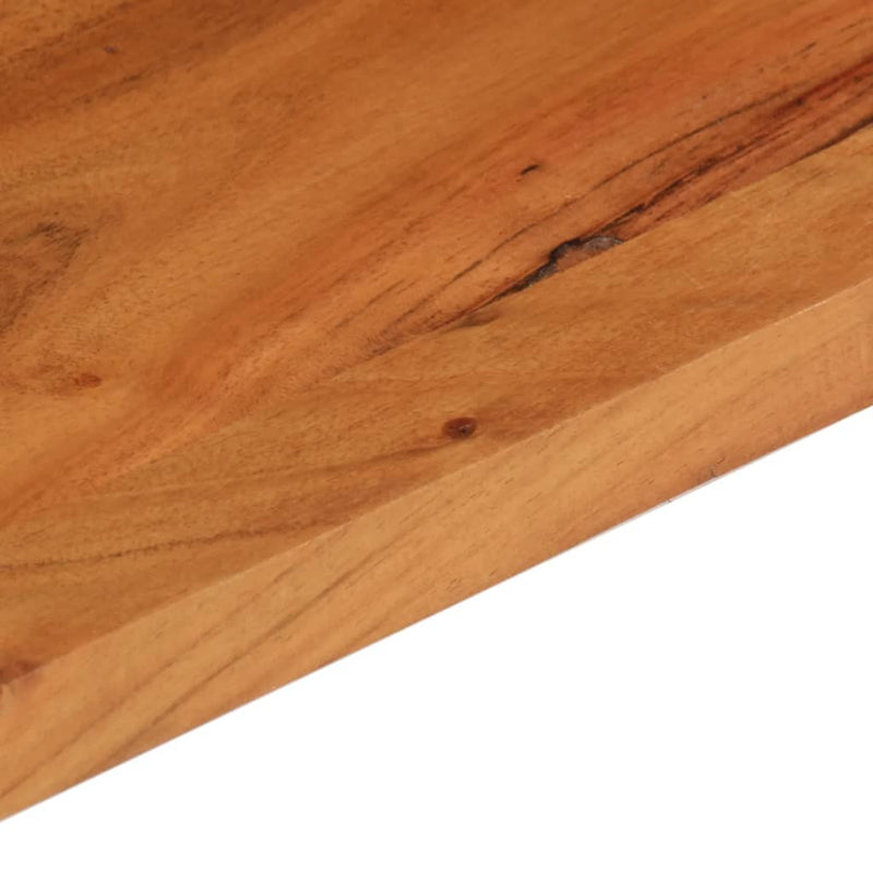Blat masă 80x60x2,5 cm lemn solid dreptunghiular de acacia