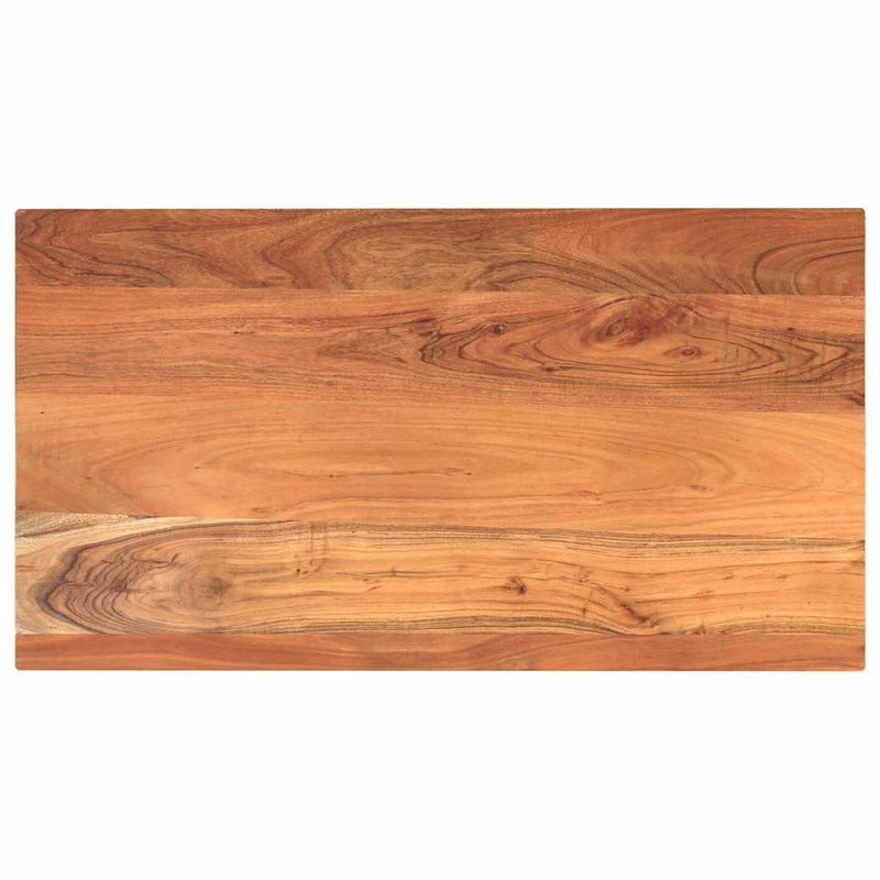 Blat de masă, 100x70x2,5 cm, dreptunghiular, lemn masiv acacia