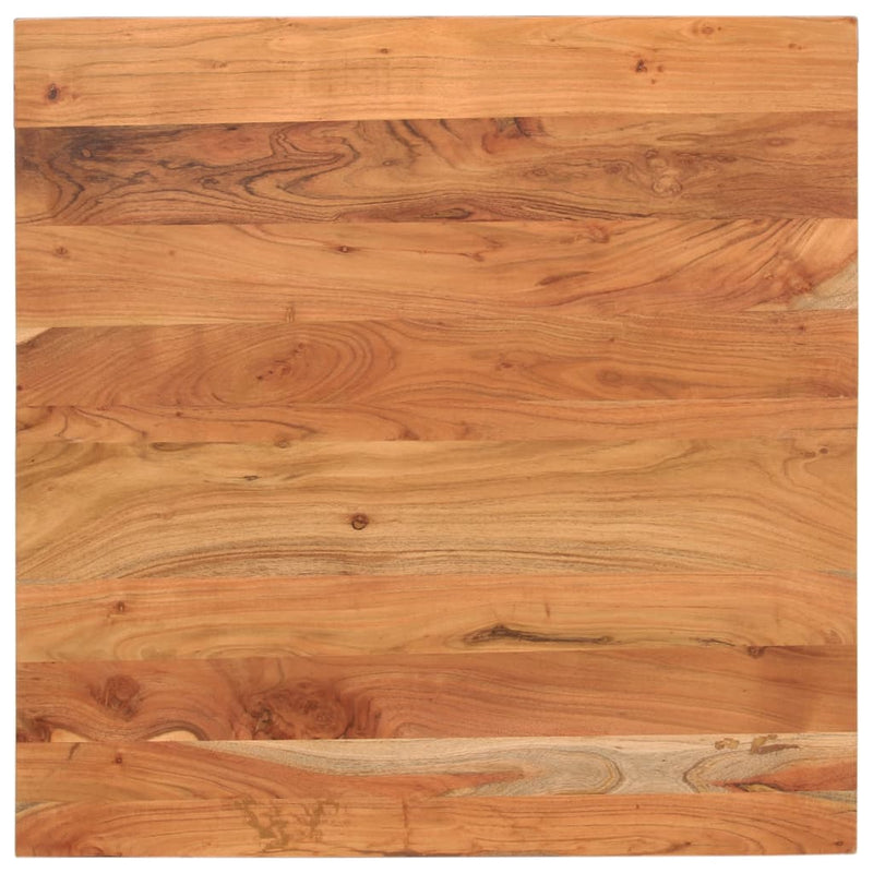 Blat de masă pătrată, 90x90x3,8 cm, lemn masiv de acacia