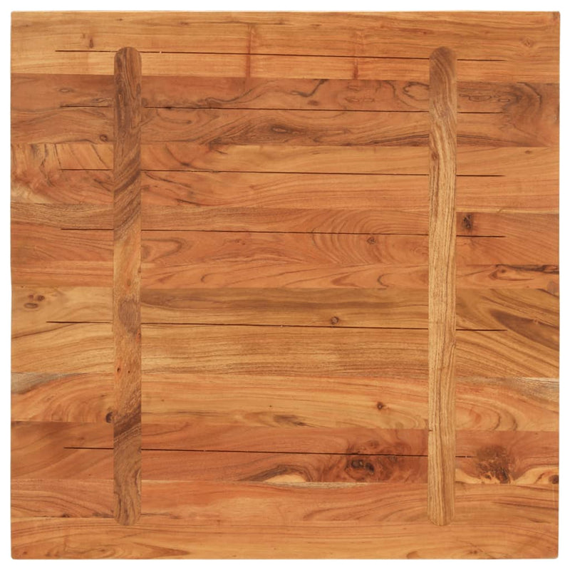 Blat de masă pătrată, 90x90x3,8 cm, lemn masiv de acacia